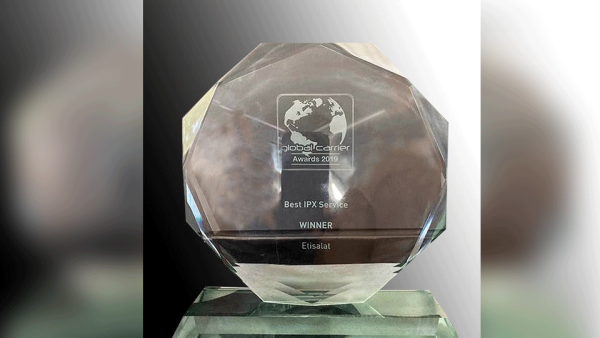 Etisalat wins ‘Best IPX Award’ at  Global Carrier Awards 2019