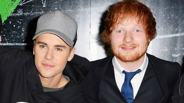 إد شيران وجاستين بيبر