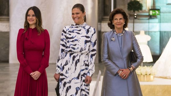 الأميرة صوفيا والأميرة فيكتوريا وملكة السويد