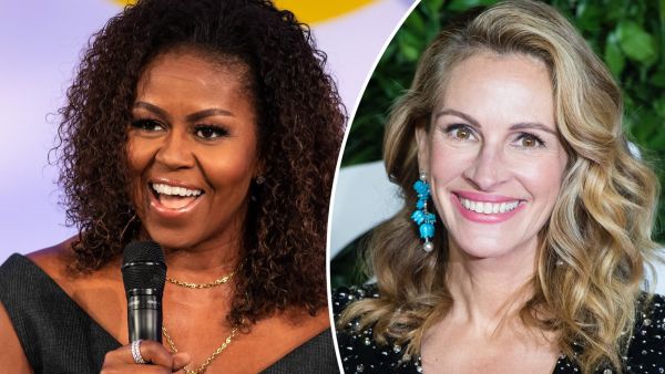 ميشيل أوباما وجوليا روبرتس