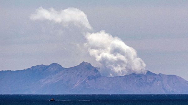 Steam rises from the White Island volcano following the December 9 volcanic eruption, in Whakatane on December 11, 2019.  (AFP/ File Photo)