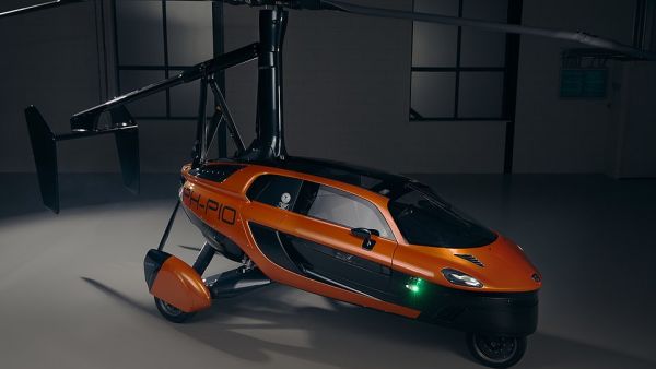 Called Pioneer Personal Air Landing Vehicle, or PAL-V, this flying vehicle is equipped with retractable overhead and rear propellers and can cruise at an altitude as high as 12,500 feet (Daily Mail)