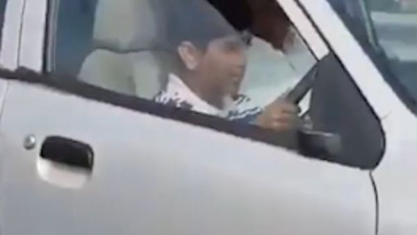 As the silver car gets overtaken it quickly becomes clear that it is a ten-year-old boy behind the wheel. He turns his head away abruptly from the camera, which is where the video ends. (Video Screenshot)