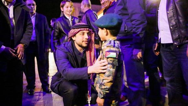 Crown Prince Hussein extended his best wishes to members of the Christian community in Jordan. (Photos courtesy of Royal Court)