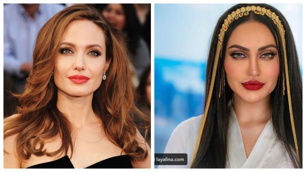 فوز الشطي وأنجلينا جولي