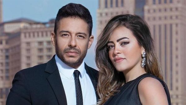 محمد حماقي وزوجته نهلة الحاجري