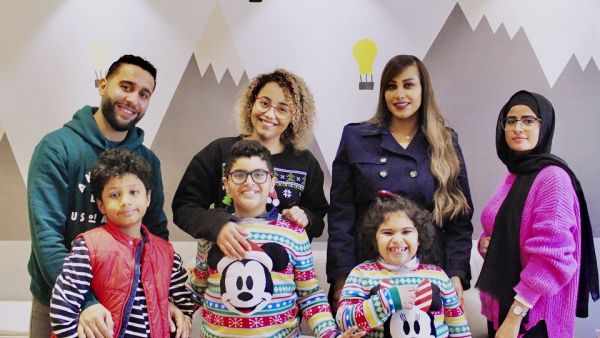 During the event Burgan Bank Distributes Gifts to the Children at Autism Partnership Kuwait