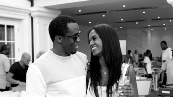 The tender black and white video showed clips of the pair singing and dancing together