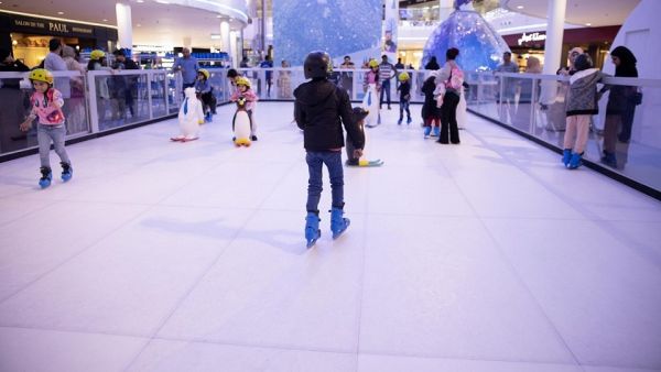 During the event Seef Mall Welcomes the Winter Season With the Festive Seef Snow