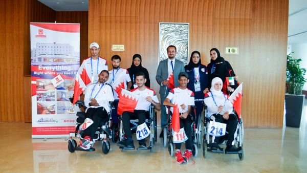 During the event Al Bustan Centre & Residence hosts Fazza Boccia Regional Open 2019 participants