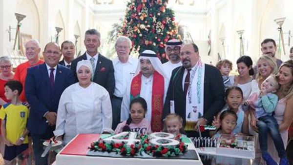 During the event Bab Al Qasr Hotel & Residences Exhibits UAE Patriotism in Celebration of the 48th National Day