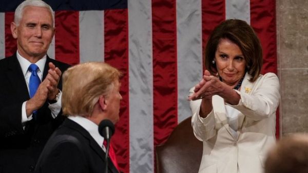 Donald Trump and Nancy Pelosi (Twitter)
