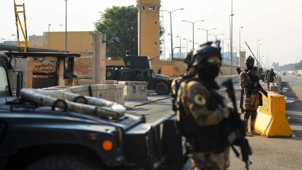 US embassy in the capital Baghdad (AFP)