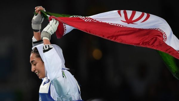 Kimia Alizadeh announced in an Instagram post earlier this month she had left Iran. (AFP/ File Photo)