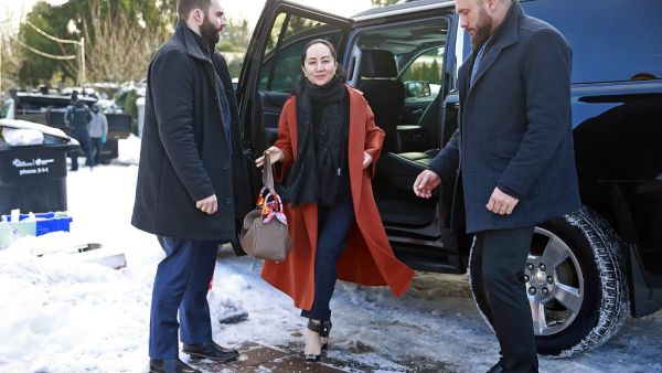 Huawei Technologies Chief Financial Officer Meng Wanzhou exits her vehicle at her home after her court appearance on January 17, 2020 in Vancouver, Canada. The United States government accused Wanzhou of fraud after HSBC continued trade with Iran while sanctions were in place. Jeff Vinnick/Getty Images/AFP