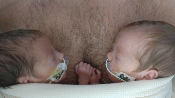 When they refused, their surrogate then reportedly texted them to say they would not be putting Steven - the biological father - on the birth certificate and refused to sign a parental order giving parental responsibility to him and Marc (dailymail)