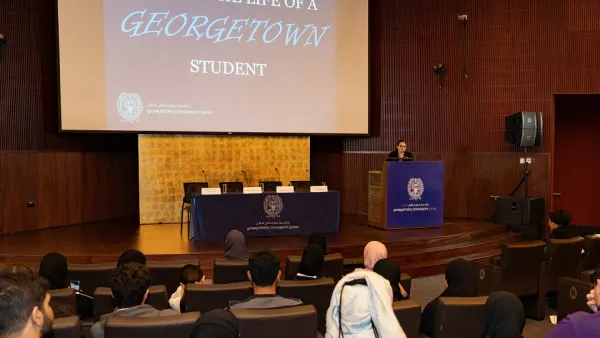 High School Students Experience a Day in the Life at Georgetown