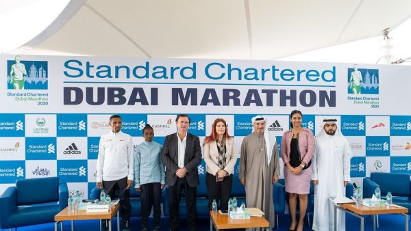 During the event Deksisa, Degefa Lead Elite Field for 2020 Standard Chartered Dubai Marathon