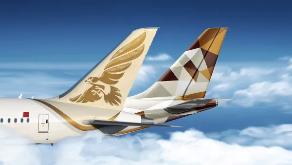 The partnership expands on the codeshare agreement between the two airlines and provides further cooperation between the frequent flyer programmes, Etihad Guest and Falconflyer.