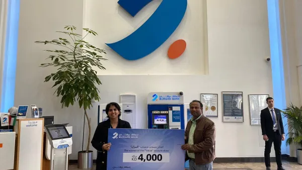 Mohammad Akram Mohammad Yaqob Wins KD4000 in Burgan Bank’s Value Account Draw 
