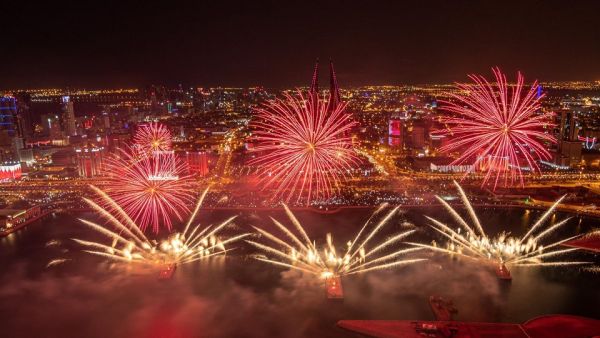 During the event The Kingdom of Bahrain Welcomes the New Year With Extravagant Celebrations and Spectacular Fireworks Show