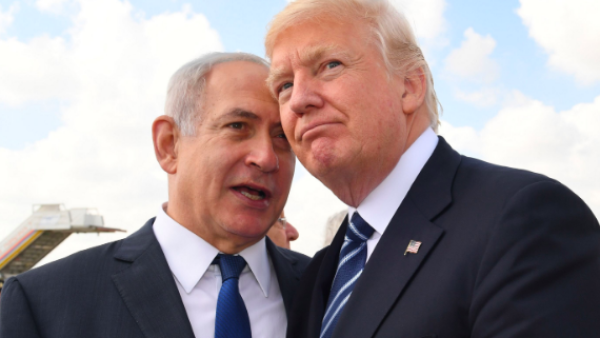 Netanyhu (L) Trump (AFP/Getty Images)