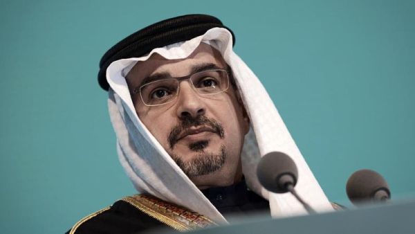 Bahrain's Crown Prince Salman bin Hamad al-Khalifa speaks during the IISS summit in Manama. (AFP/ File Photo)