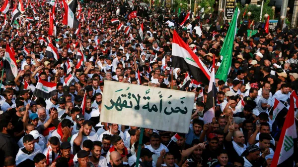 اللجنة التنسيقية لمظاهرات أكتوبر في العراق تتهم الصدر بالخزي والعار
