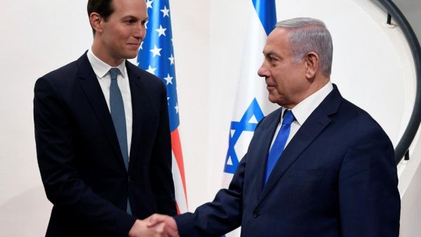 Jared Kushner with Israel's Netanyahu. (AFP)