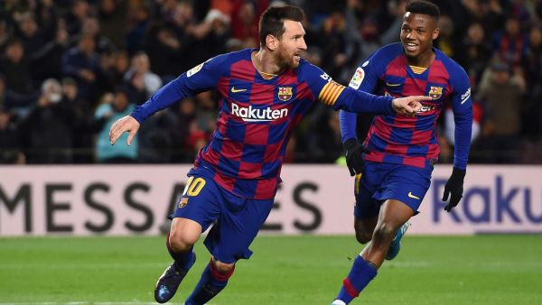 ميسي يمنح سيتين فوزه الأول مع برشلونة