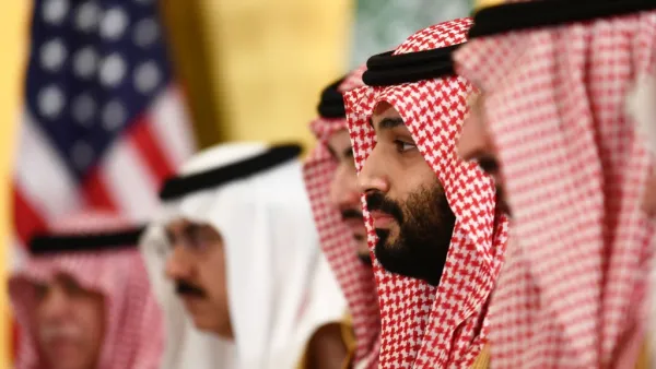 Saudi Crown Prince Mohammed bin Salman attends the G20 summit in Osaka in June (AFP)