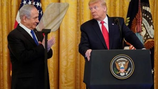 Netanyahu and Trump (Twitter)