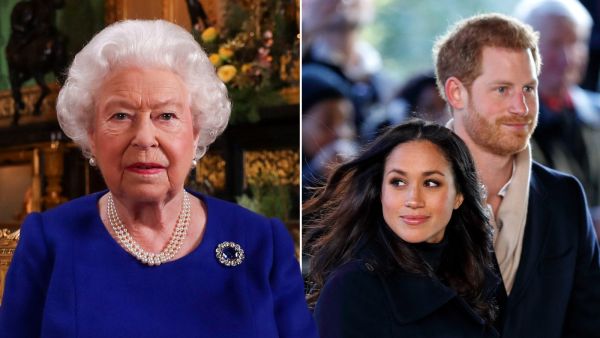 الأمير هاري وميغان ماركل والملكة 