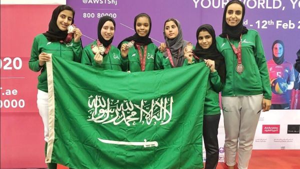 Nada Abed, Fawzia Al-Khaibri, Mashael Al-Khayal and Lama Al-Fawzan. (Photo: SG)
