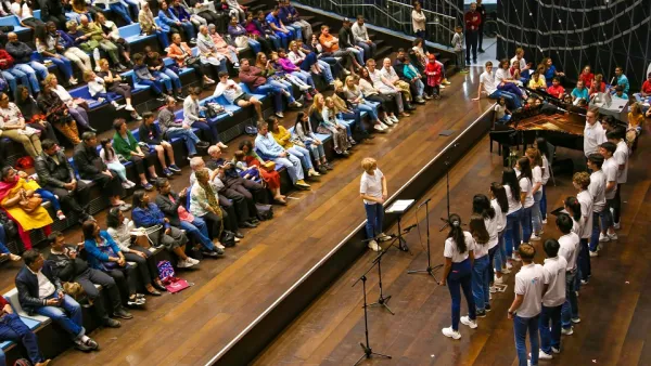 Qatar Youth and Junior Choirs Perform Moving Rendition of Folk Songs at Qatar National Library