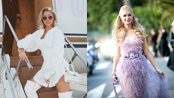 The Saudi model looked very much alike to Hilton (source: @model_roz Instagram)