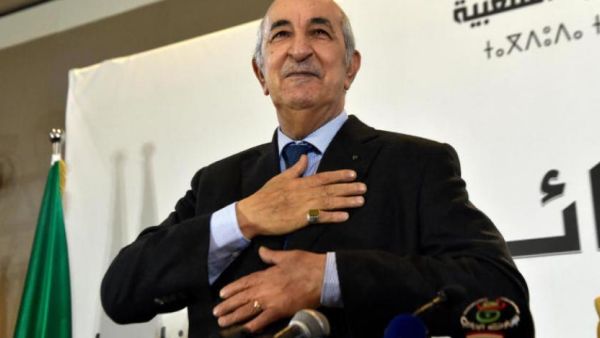 Algerian President Abdelmadjid Tebboune. AFP