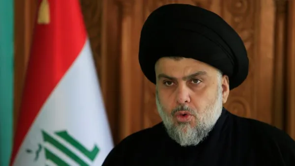 زعيم التيار الصدري في العراق مقتدى الصدر