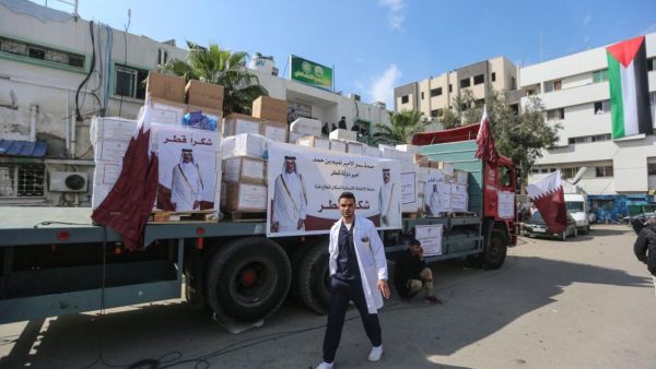 مساعدات قطرية