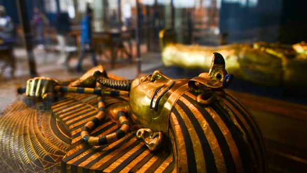Tutankhamen's Coffin in Egyptian Museum in Cairo. (Shuttersotck)