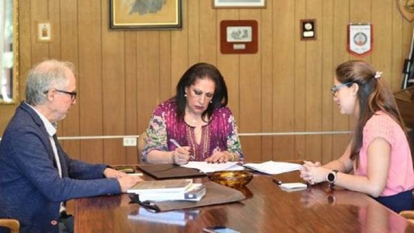 خلال الحدث اتفاق تعاون بين أبوغزاله العالمية والنادي الفلسطيني لتعليم اللغة العربية في تشيلي