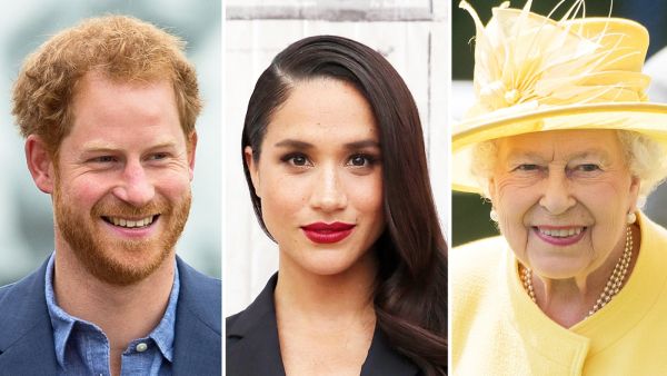 ميغان ماركل والأمير هاري والملكة إليزابيث