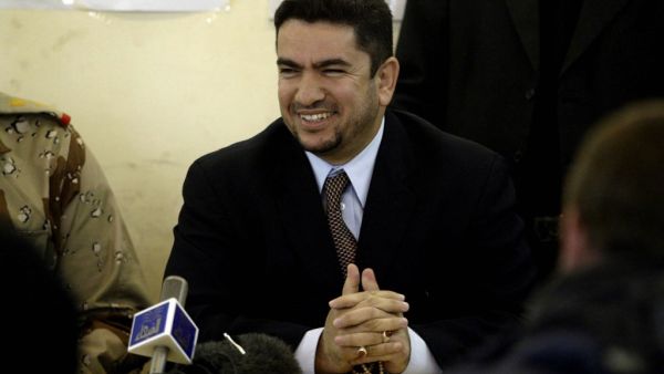 In this file photo taken on January 25, 2005 Adnan al-Zurfi, former governor of Najaf, speaks to press at the Human Right Center in Baghdad. Iraqi president Barham Saleh named former Najaf governor Adnan Zurfi as the country's new prime minister, the second attempt to find a head of government in recent months. MARWAN NAAMANI / POOL / AFP
