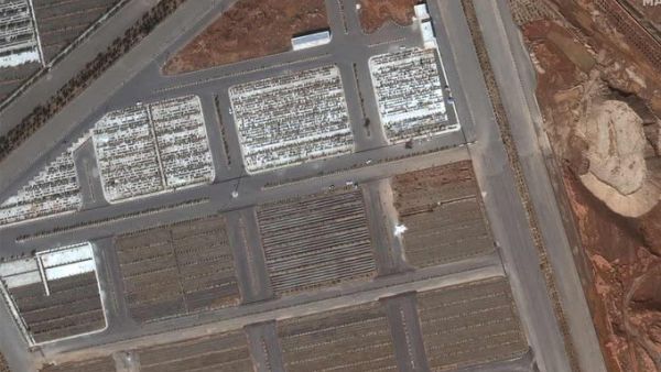 Mass graves in Qom (Twitter)