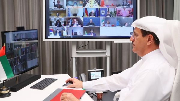 خلال الحدث الإمارات تدعو إلى استجابة عالمية منسقة لأزمة كورونا لضمان الاستقرار والانتعاش الاقتصادي