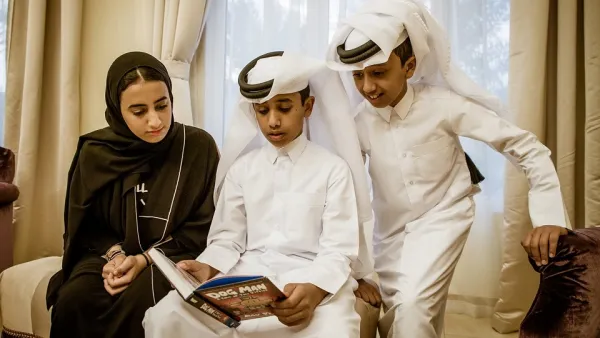 Qatar Foundation Keeps Children Occupied in Times of Crisis