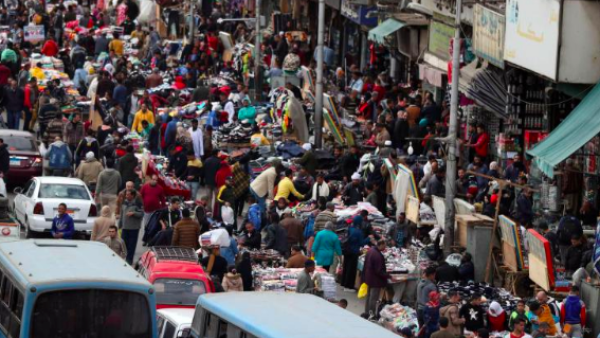 A picture shows on February 11, 2020 a general view of al-Atba district of the Egyptian capital Cairo. (AFP)