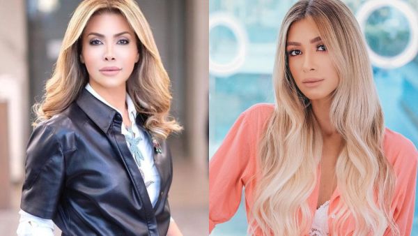 Tia wore a black croptop and hot shorts