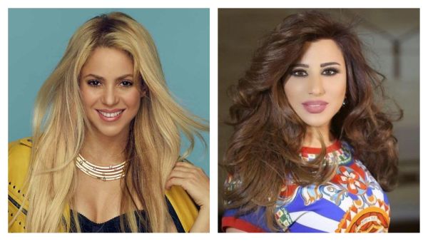 شاكيرا ونجوى كرم