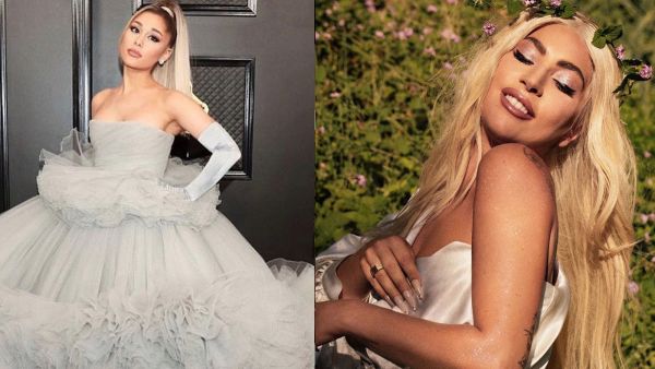 Grande posted a selfie-style portrait of herself and the Stupid Love songstress 